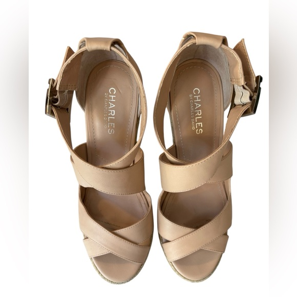 EUC Charles David Cork Wedges Size 9 - Picture 3 of 12